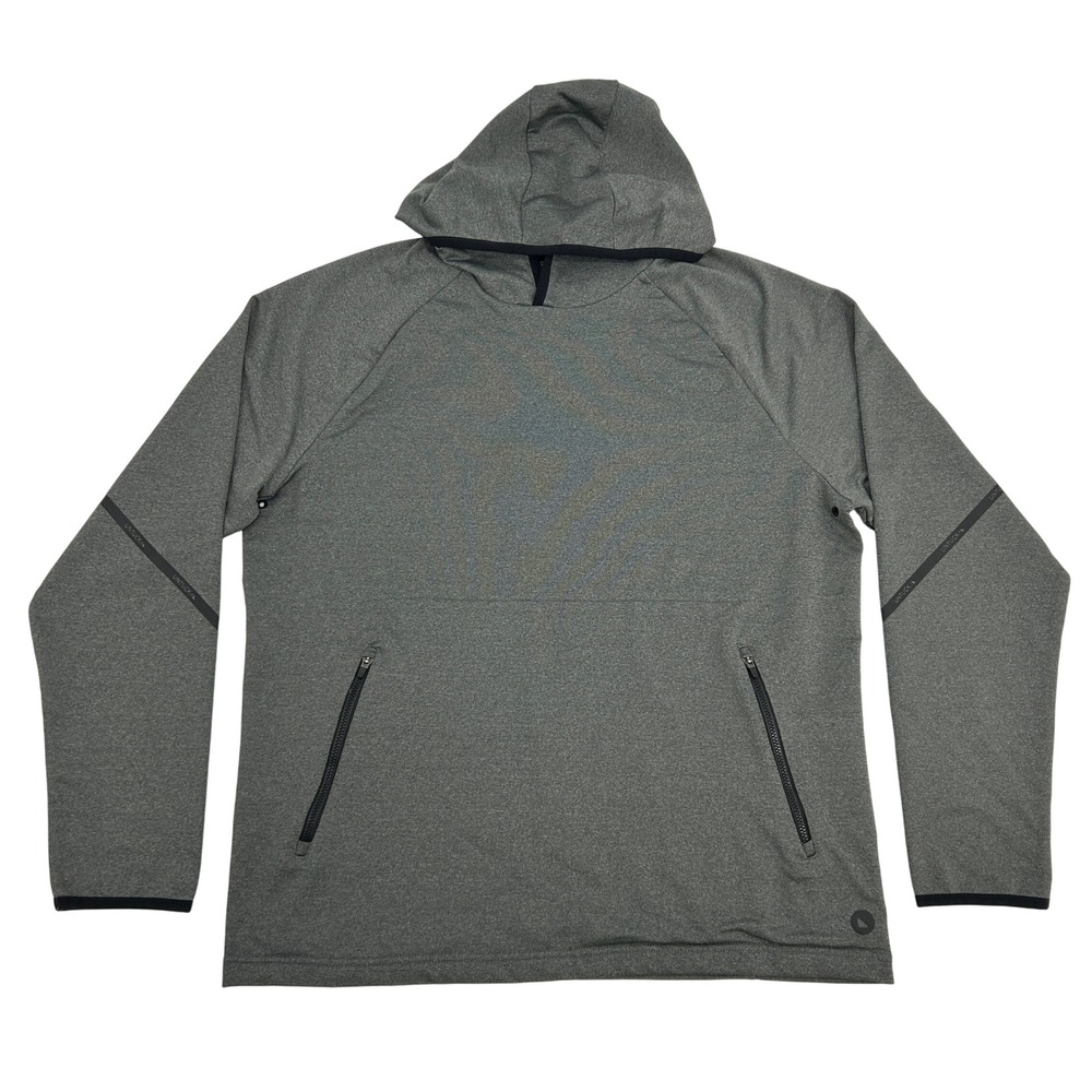 UNTUCKit‎ Giano Pullover Hoodie Men's Large Gray Long Sleeve Pouch Pocket Casual